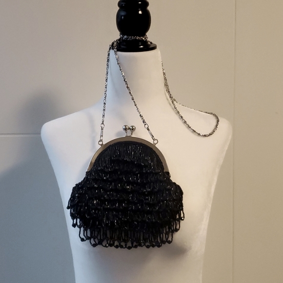 Beaded Satin Evening Bag - Picture 10 of 12